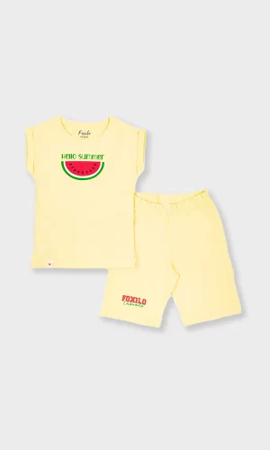 Rolled Sleeve Combo Yellow